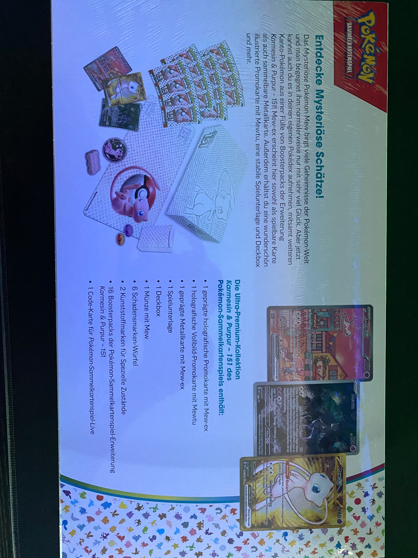 Karmesin & Purpur Pokemon 151 Ultra Premium Kollektion Mew