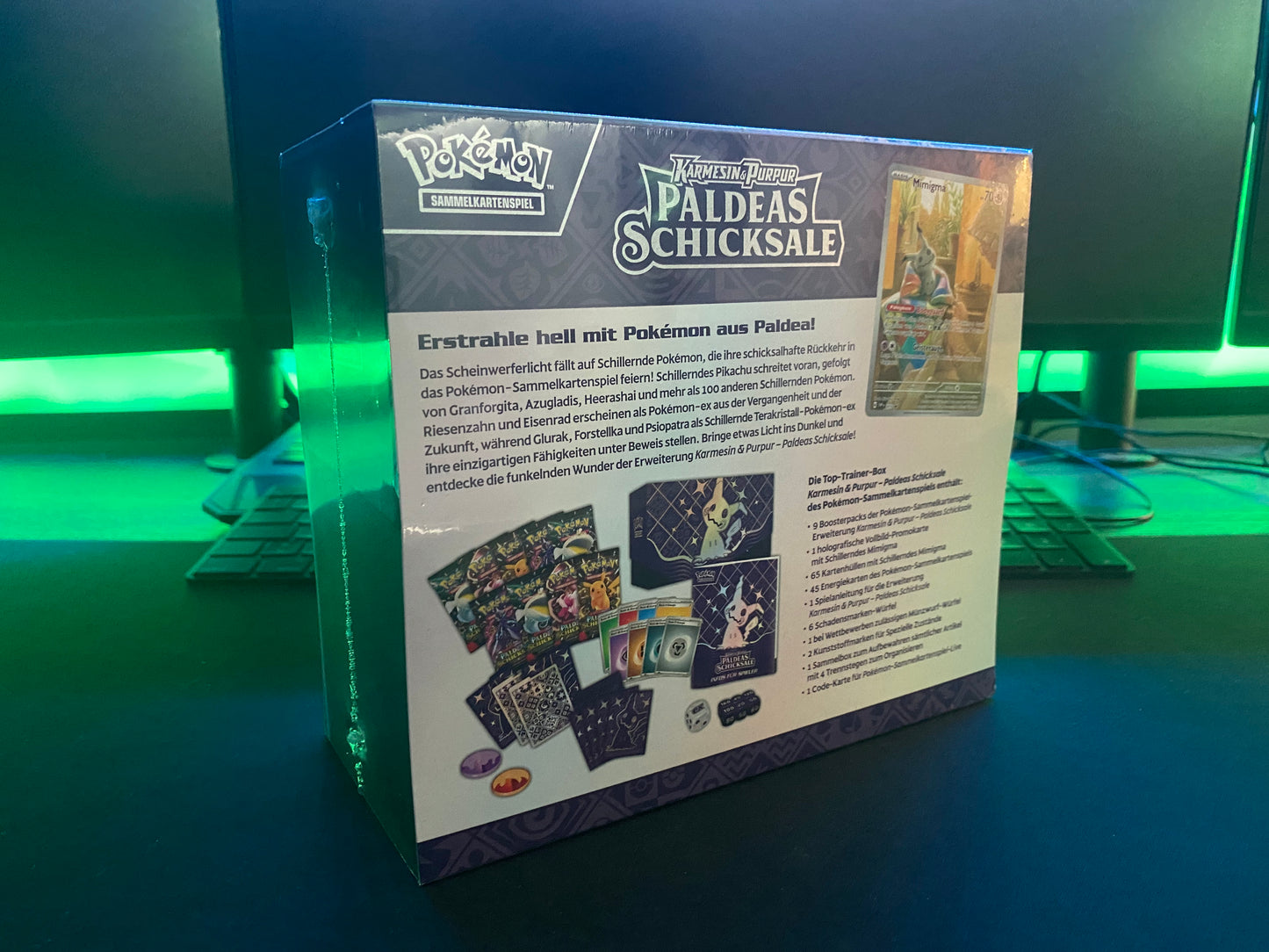 Pokémon KP04.5 Karmesin und Purpur Paldeas Schicksale - Top Trainer Box
