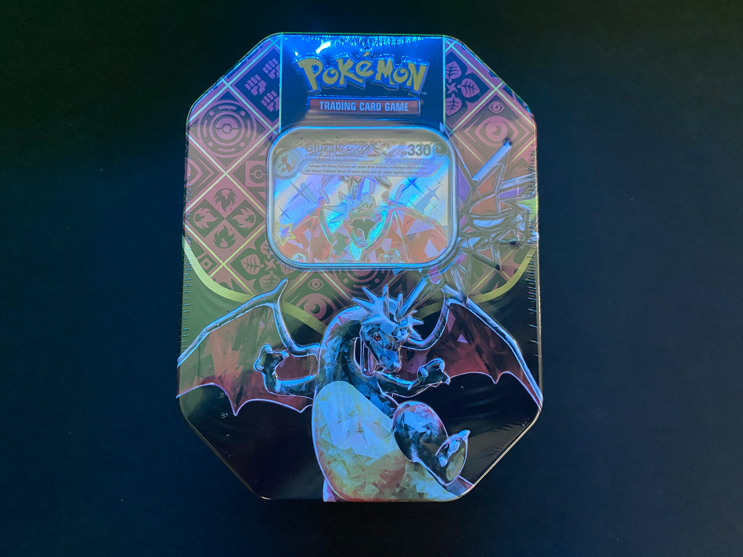Pokémon KP04.5 Karmesin und Purpur Paldeas Schicksale - Glurak EX Tin