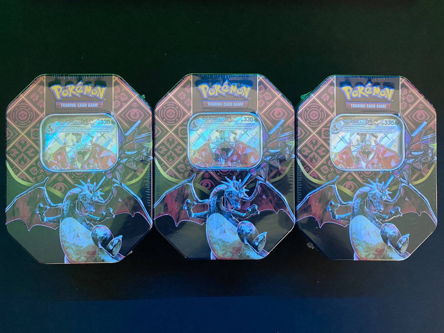 Pokémon KP04.5 Karmesin und Purpur Paldeas Schicksale - Glurak EX Tin