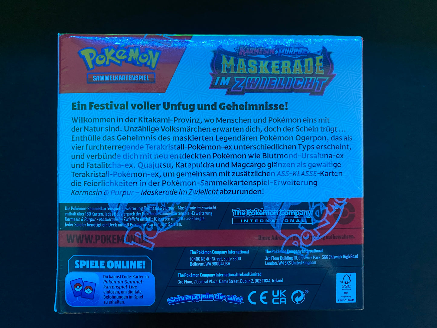Pokémon KP06 Maskerade im Zwielicht - 36er Booster Display