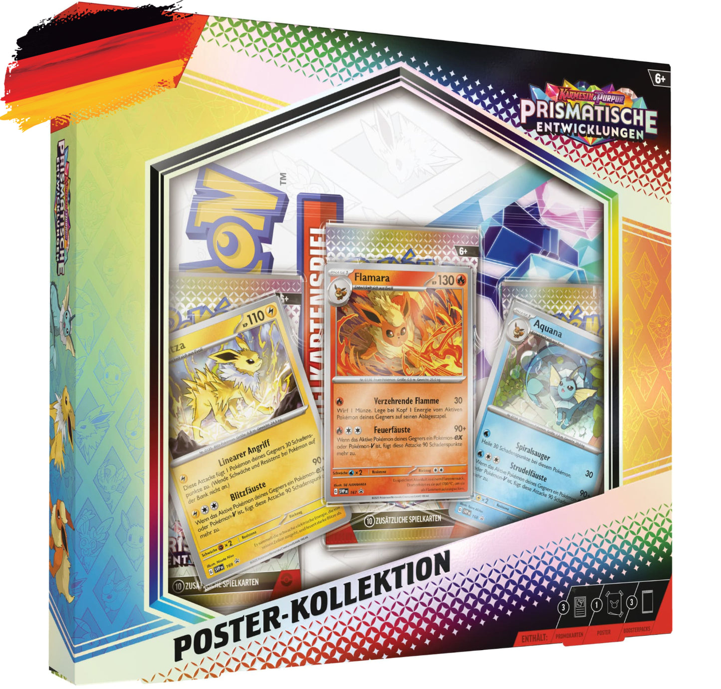Pokémon KP8.5 Prismatische Entwicklungen - Poster Kollektion