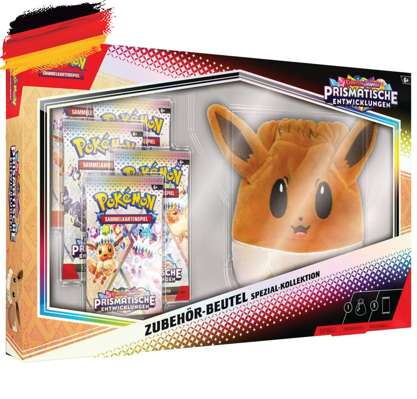 Pokémon KP8.5 Prismatische Entwicklungen - Spezial Beutel Kollektion