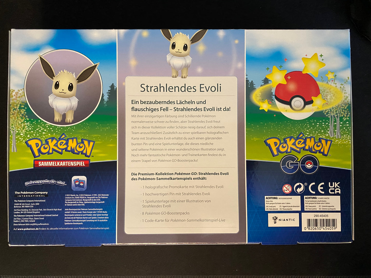 Pokémon SWSH10.5 GO Strahlendes Evoli Premium-Koll.DE