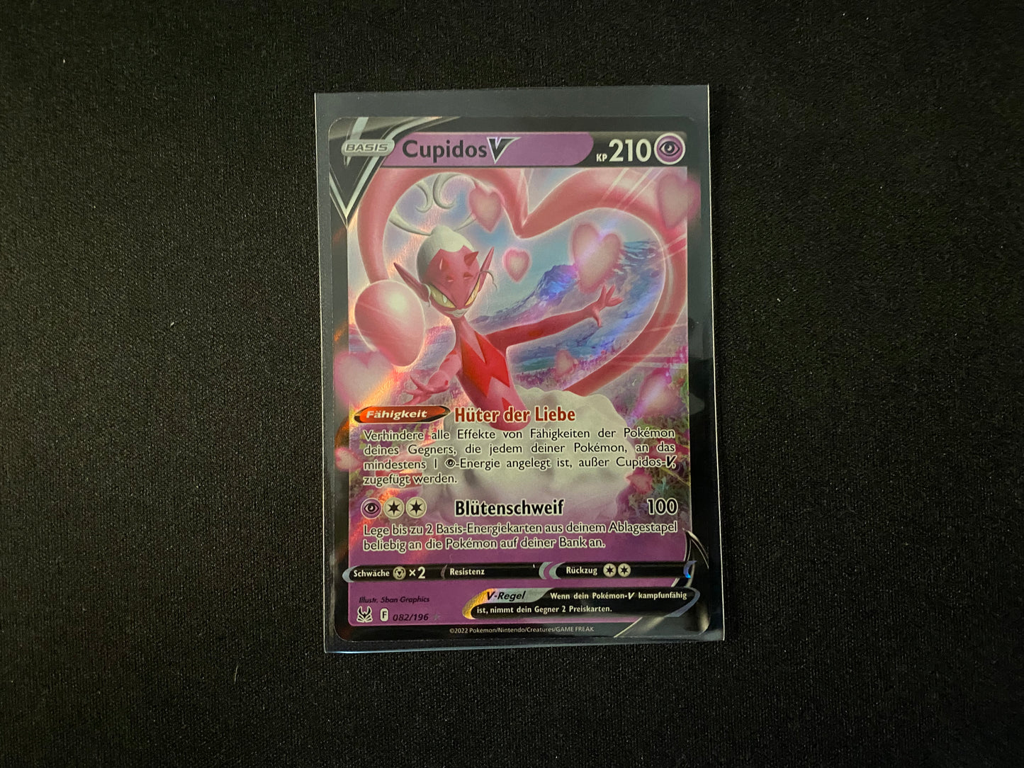 Pokemon Verlorener Ursprung SWSH11 - Cupidos V 082/196 - NM