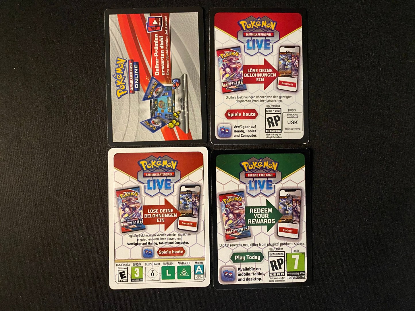 Pokemon TCG Online Codes - Code Karten - aus Verschiedenen Sets möglich - 50ST