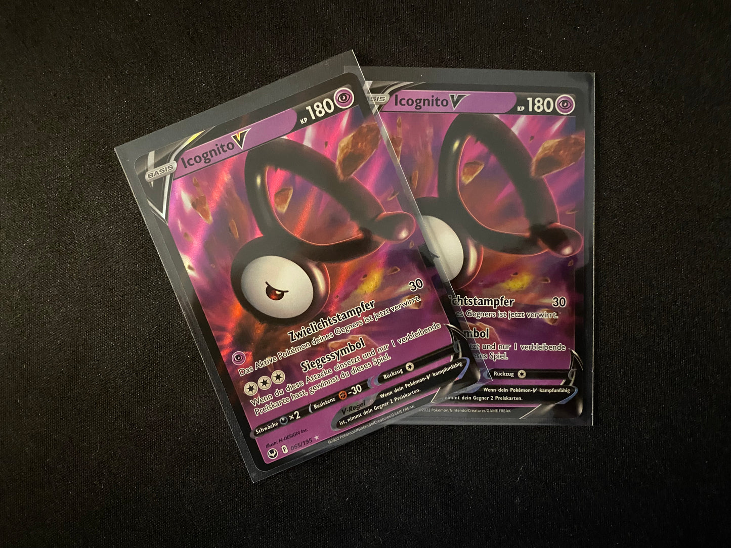 Pokemon Silberne Sturmwinde SWSH12 - Icognito V 065/195 - NM