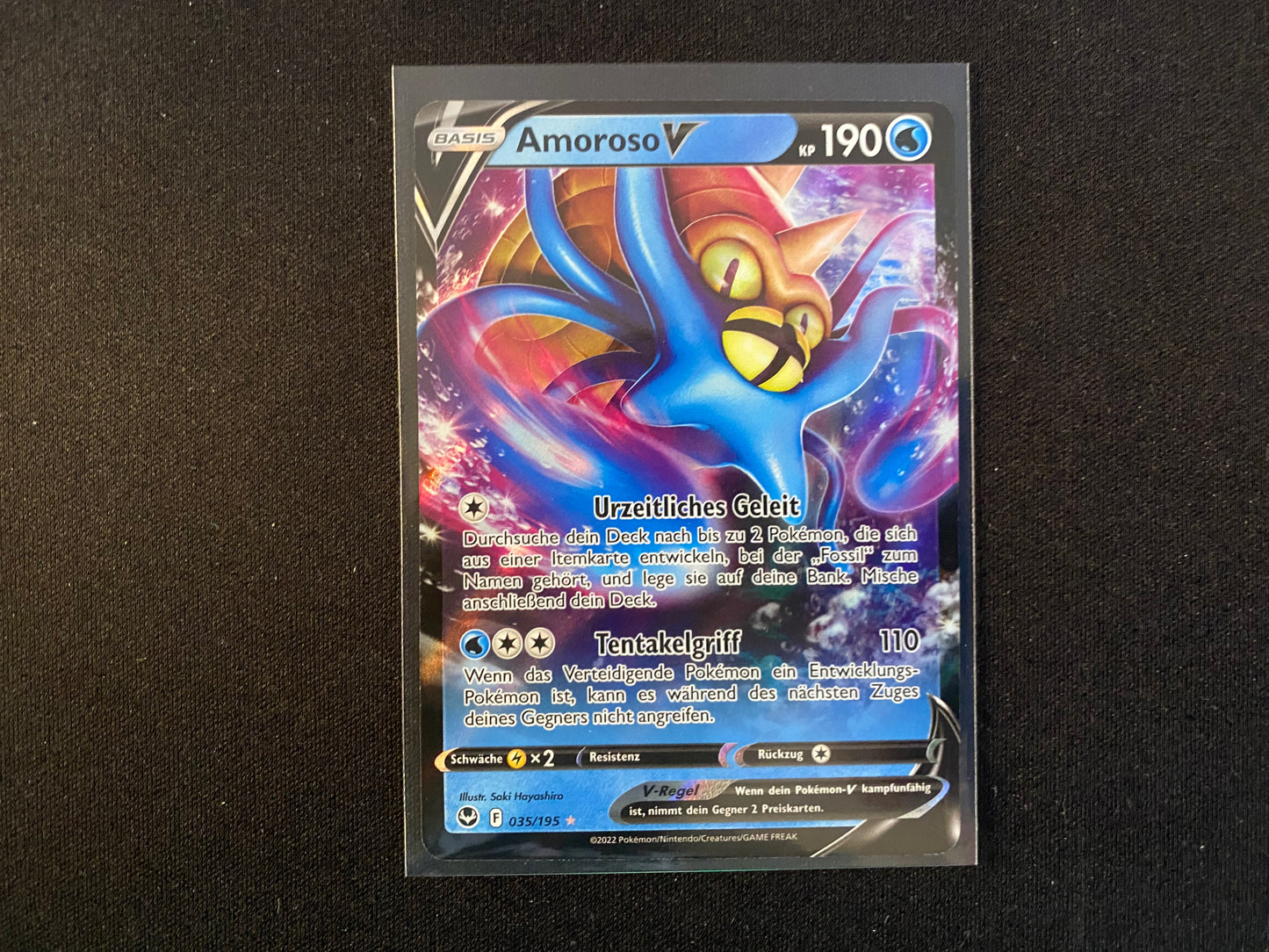 Pokemon Silberne Sturmwinde SWSH12 - Amoroso V 035/195 - NM