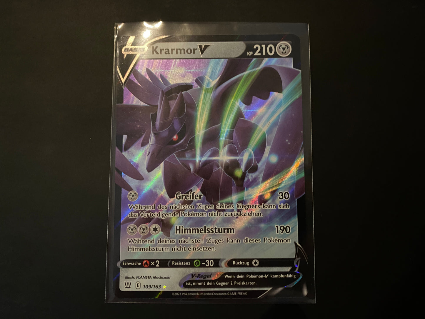 Pokemon Kampfstile SWSH5 - Krarmor V 109/163 - NM