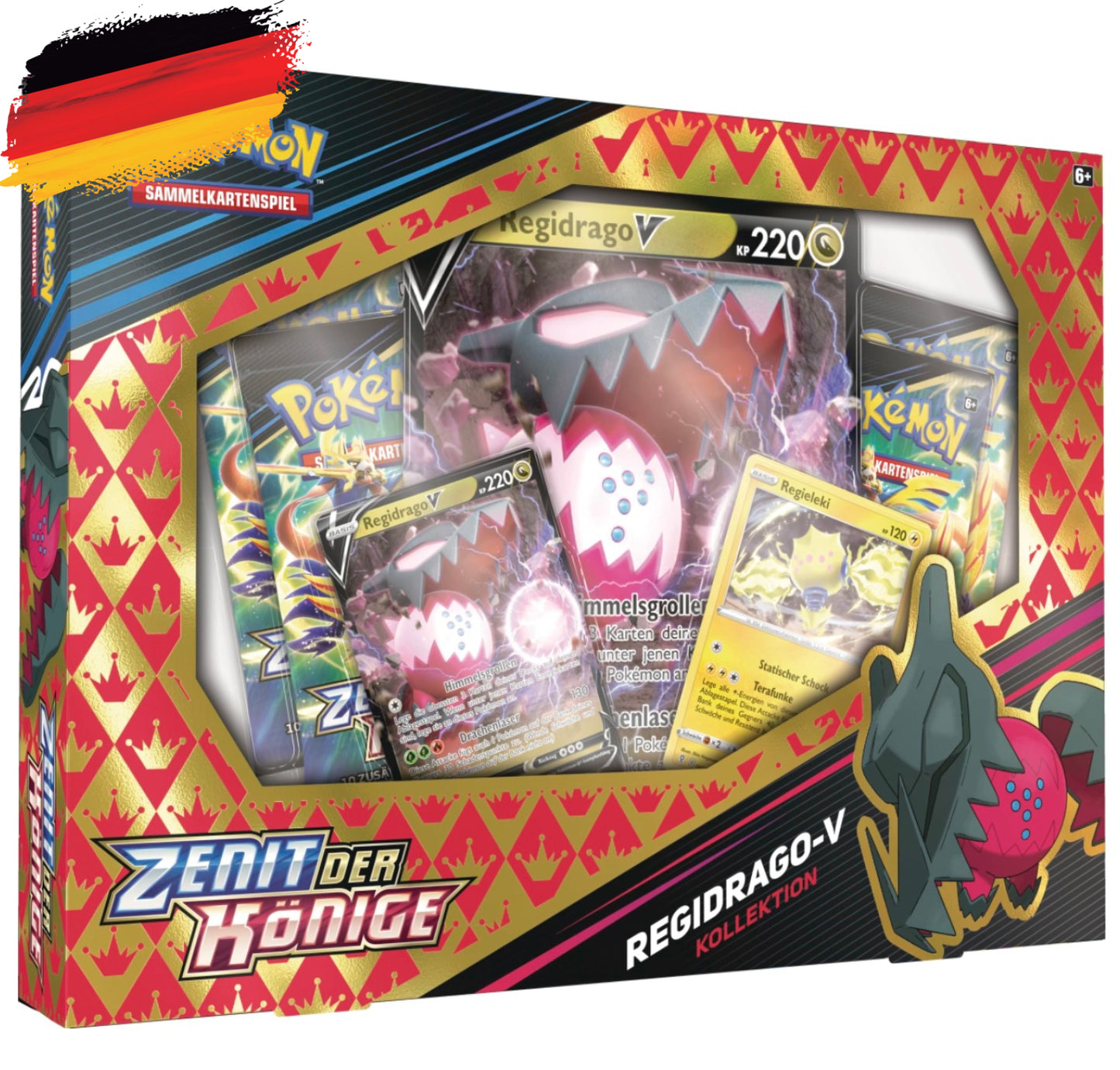 Pokémon SWSH12.5 Zenit der Könige - Regidrago V Kollektion