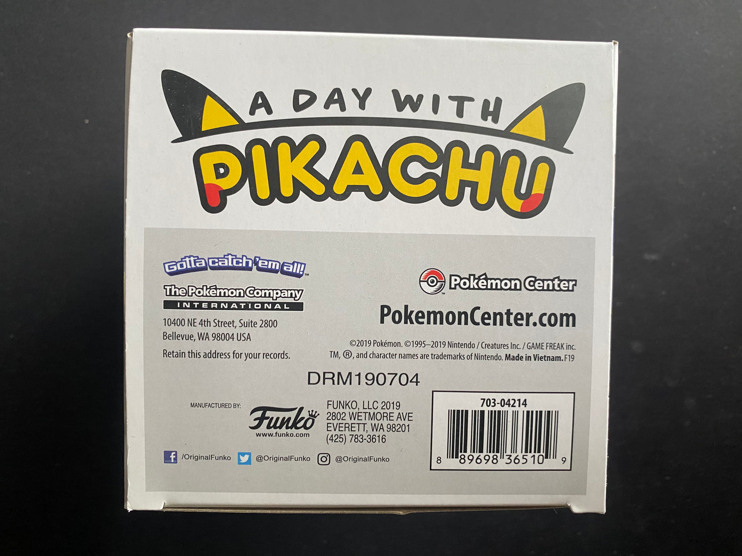 POP - Pokemon - A Day with Pikachu
