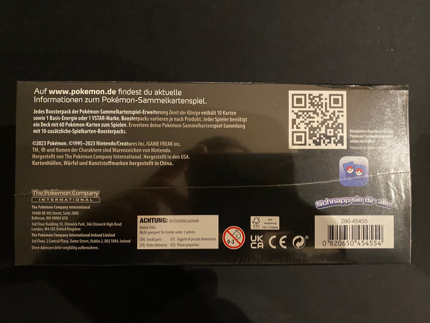 Pokémon SWSH12.5 Zenit der Könige - Top Trainer Box