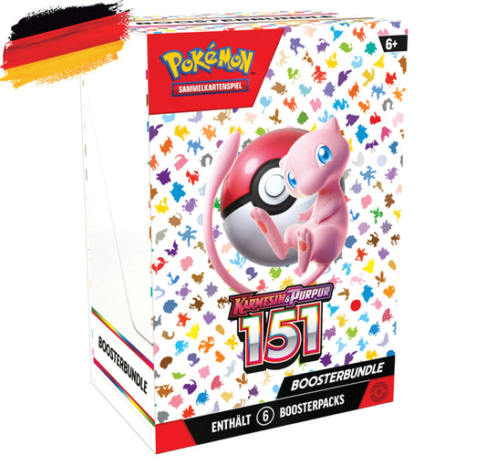 Karmesin & Purpur Pokemon 151 Boosterbundle