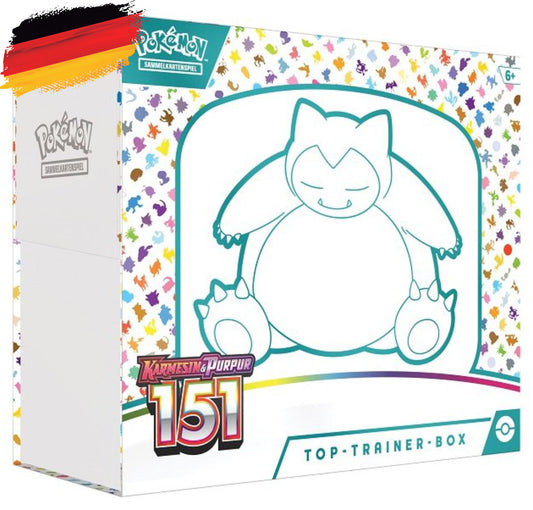 Karmesin & Purpur Pokemon 151 Top Trainer Box Relaxo