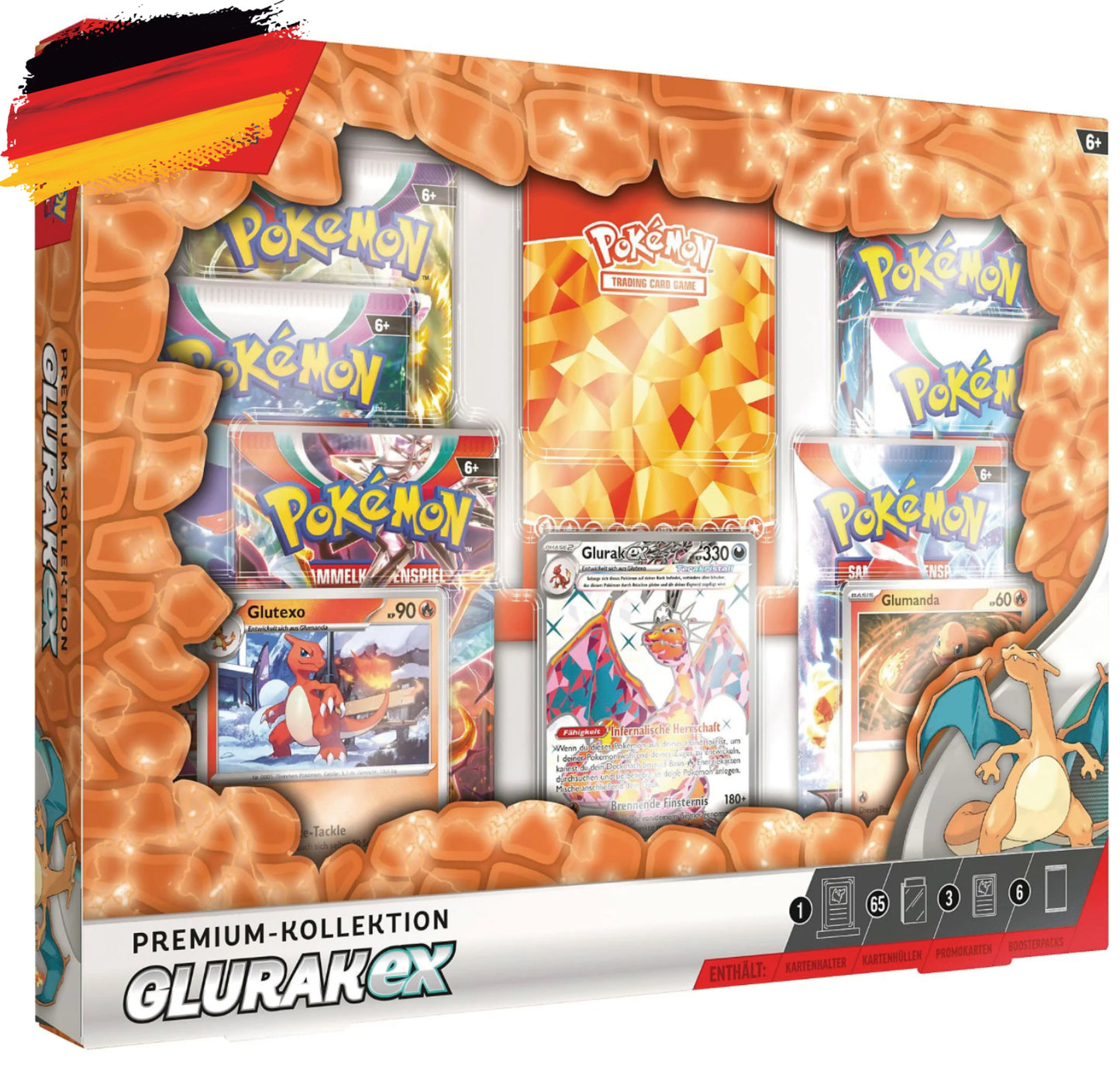 Pokémon Glurak Ex Premium Kollektion