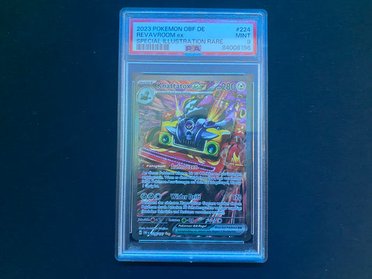 Knattatox EX 224/197 - Obsidian Flames - Obsidian Flammen - PSA 9