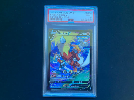 Blasiken V TG14/TG30 - Silver Tempest - PSA 9