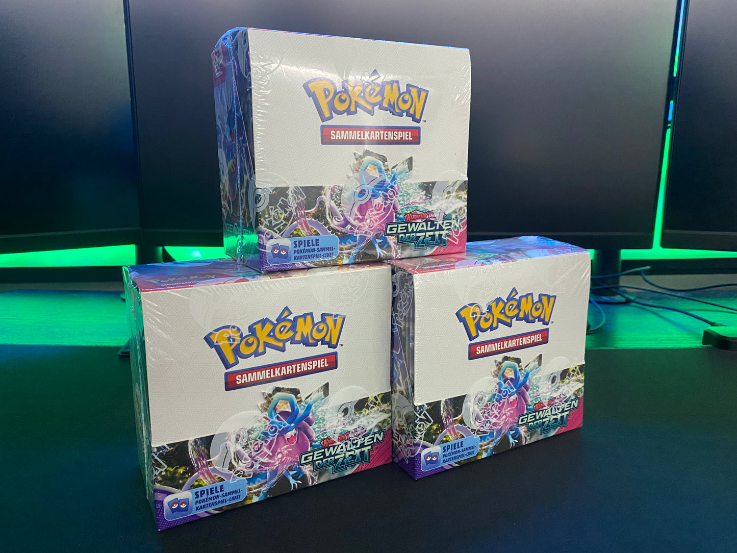 Pokémon KP04 Karmesin und Purpur Gewalten der Zeit - 36er Booster Display