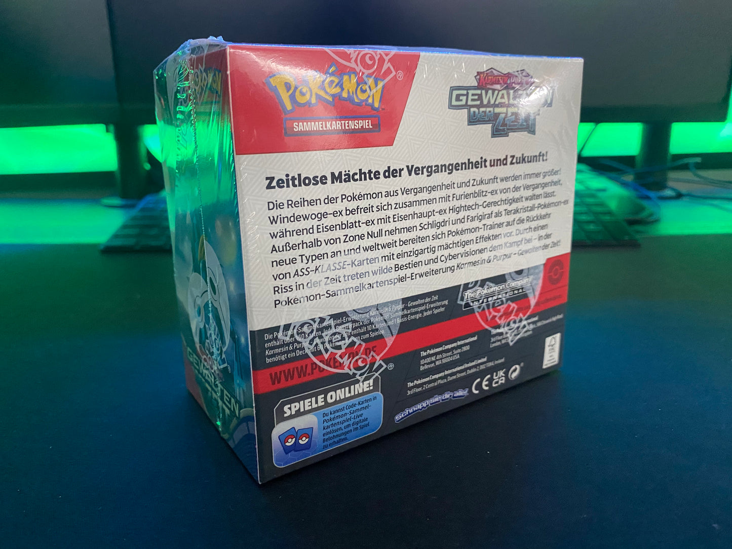 Pokémon KP04 Karmesin und Purpur Gewalten der Zeit - 36er Booster Display