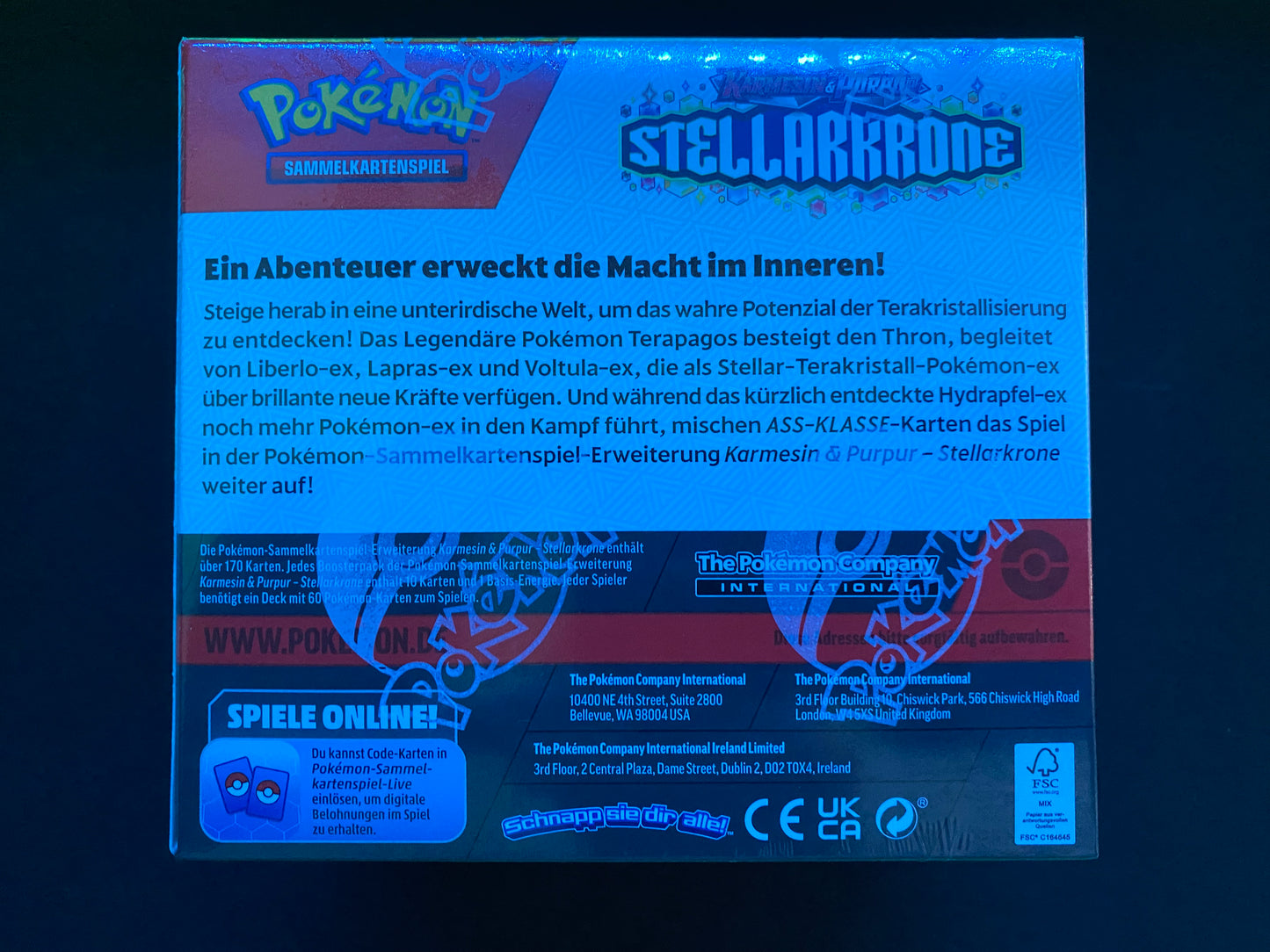 Pokémon KP07 Stellarkrone - 36er Booster Display