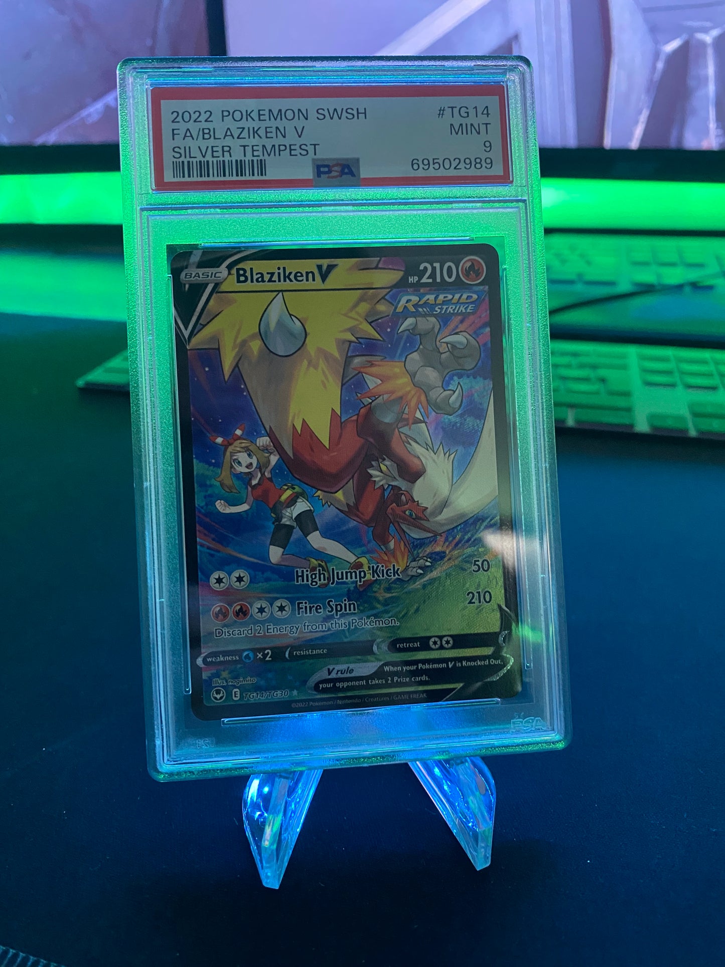 Blasiken V TG14/TG30 - Silver Tempest - PSA 9