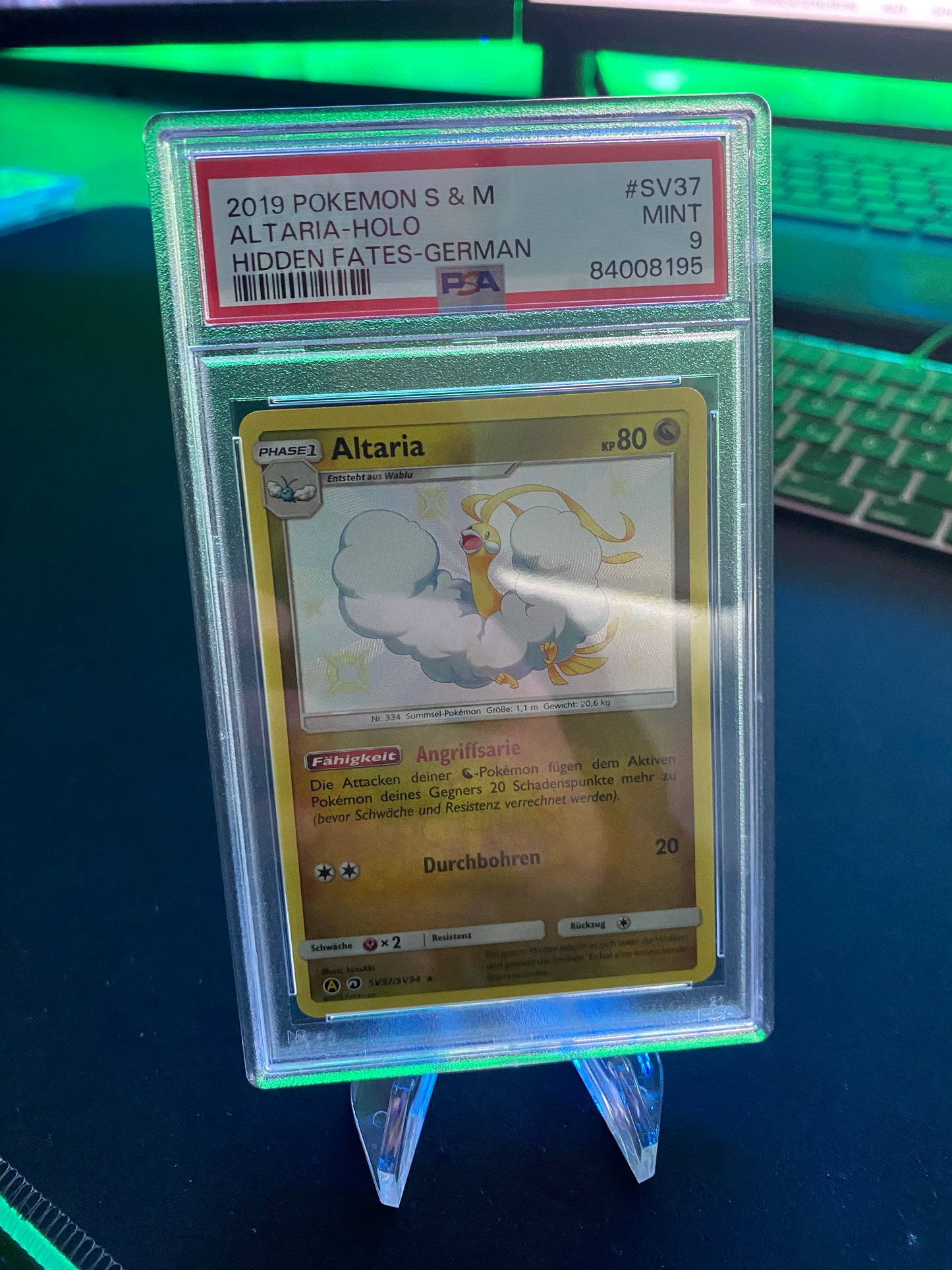 Altaria SV37/SV94 - Hidden Fates - Verborgenes Schicksal - PSA 9