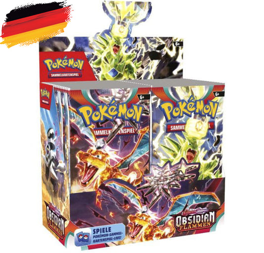 Pokémon KP03 Karmesin und Purpur Obsidian Flammen - 36er Booster Display