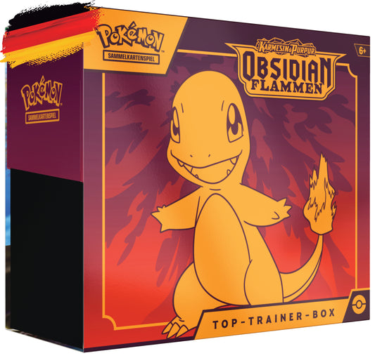 Pokémon KP03 Karmesin und Purpur Obsidian Flammen - Top Trainer Box