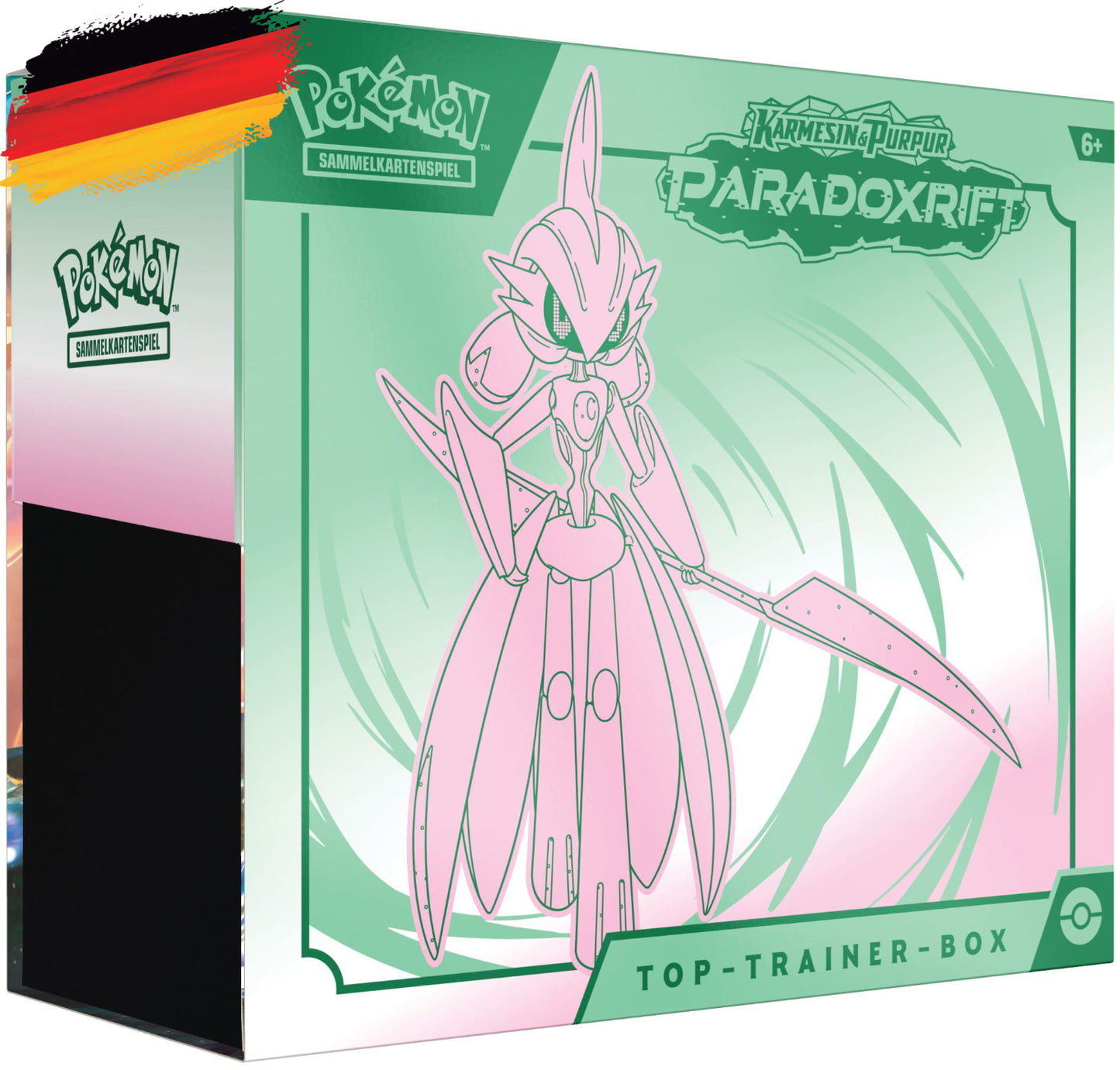 Pokémon KP04 Karmesin und Purpur Paradoxrift - Eisenkrieger - Top Trainer Box