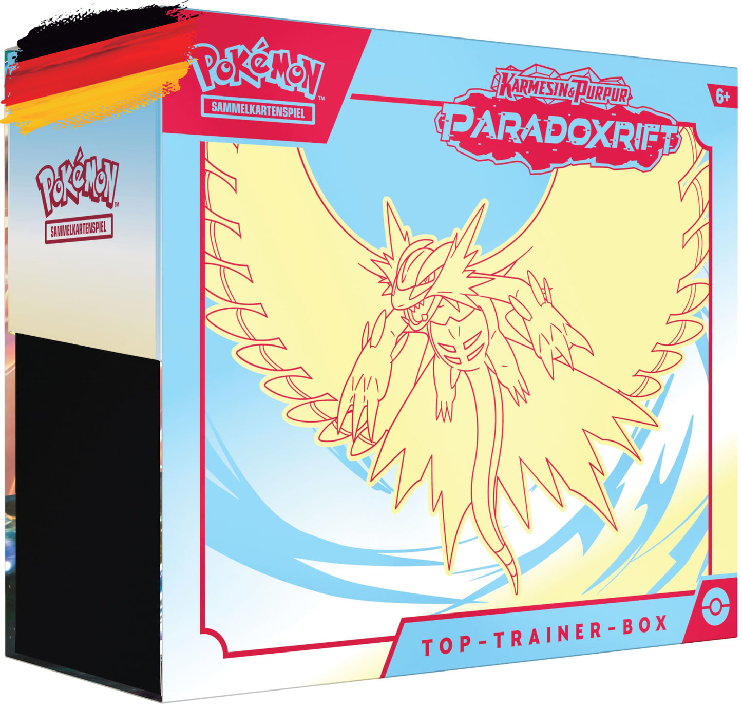 Pokémon KP04 Karmesin und Purpur Paradoxrift - Donnersichel - Top Trainer Box