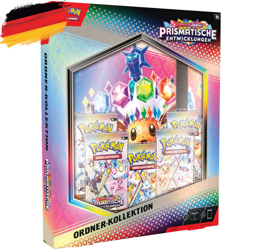 Pokémon KP8.5 Prismatische Entwicklungen - Ordner Kollektion