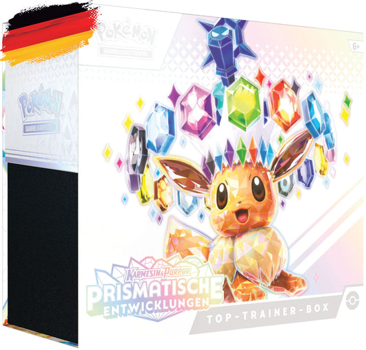 Pokémon KP8.5 Prismatische Entwicklungen - Top Trainer Box