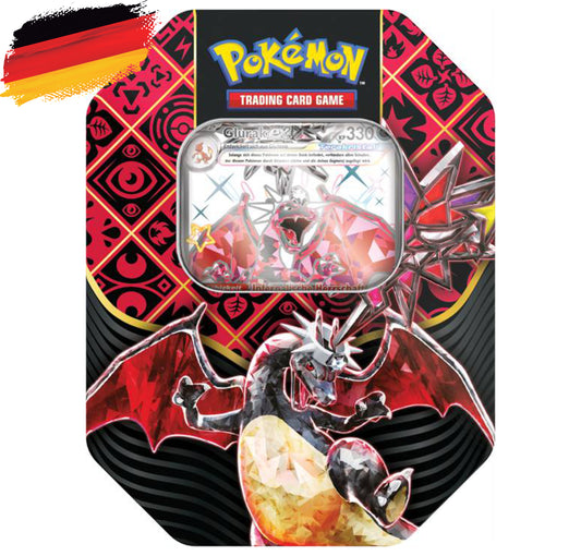 Pokémon KP04.5 Karmesin und Purpur Paldeas Schicksale - Glurak EX Tin