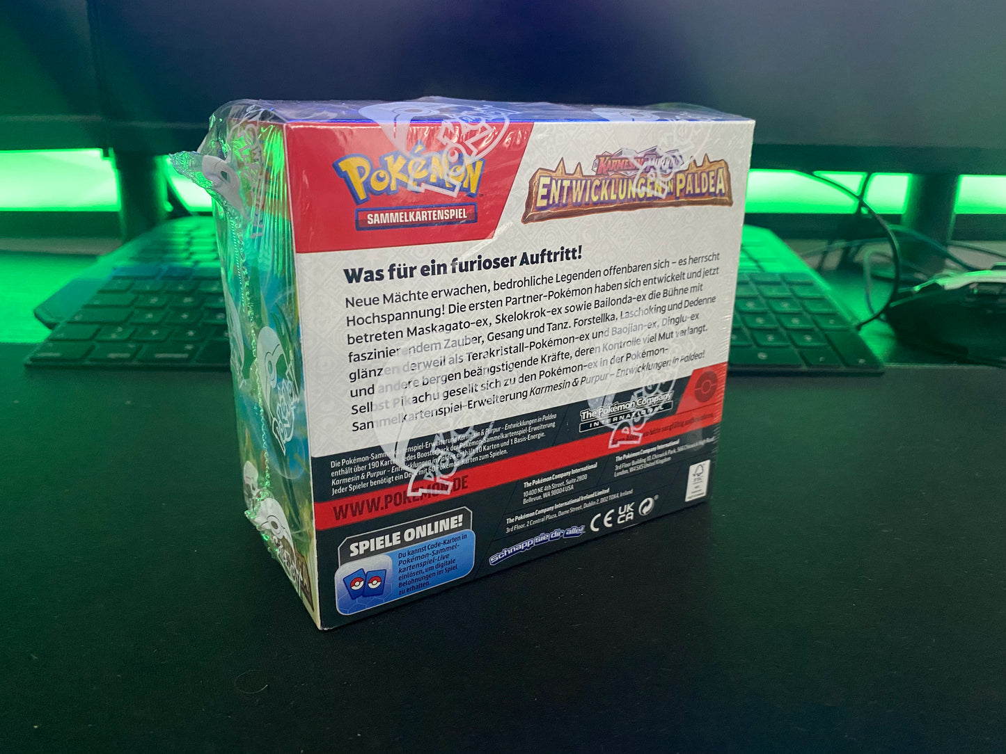 Pokémon KP02 Karmesin und Purpur Entwicklungen in Paldea - 36er Booster Display