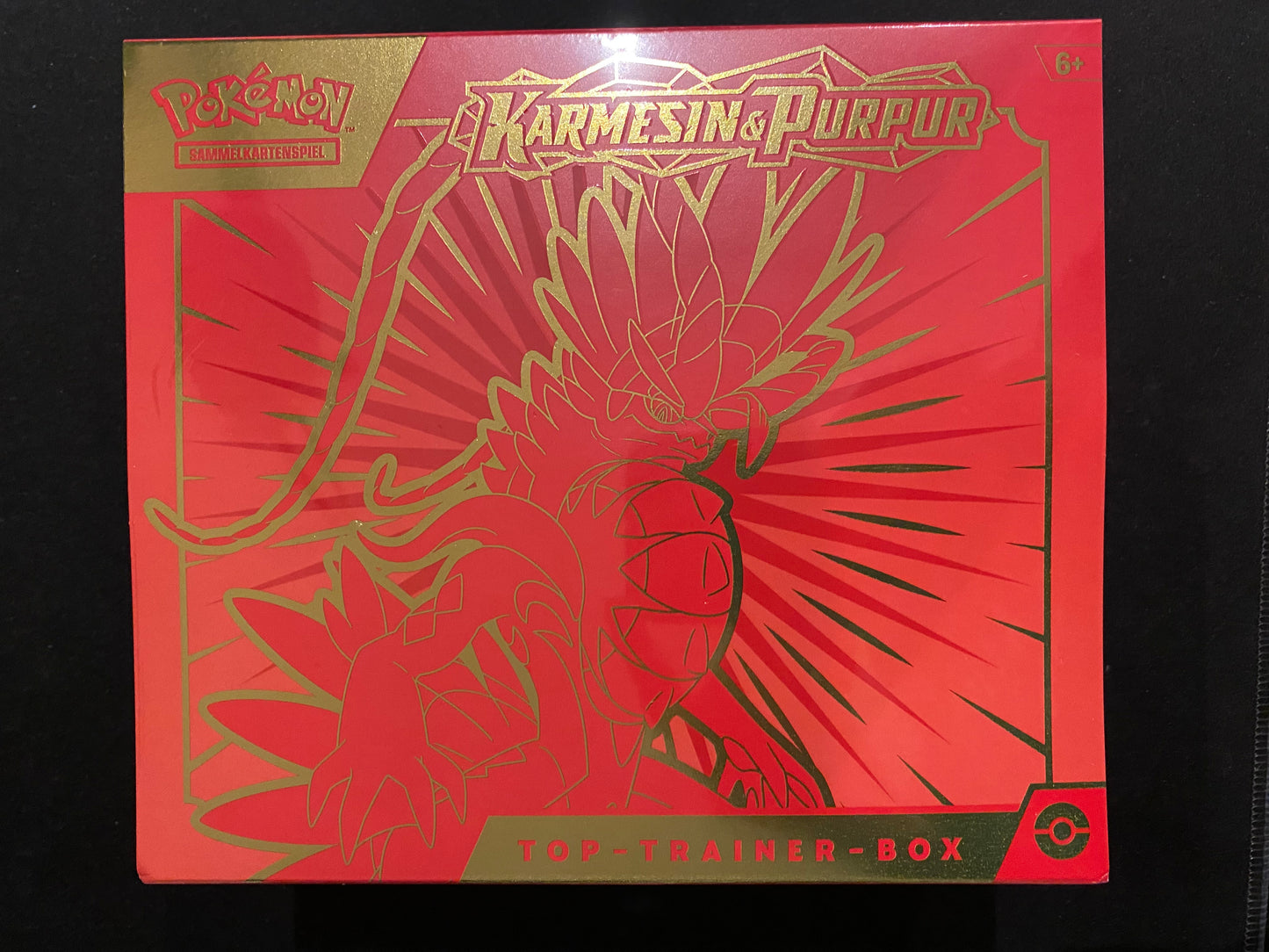 Pokémon KP01 Karmesin und Purpur - Top Trainer Box Koraidon