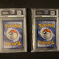 Surfing Pikachu 111/108 & Flying Pikachu 110/108 - Evolutions - PSA 9 - Set
