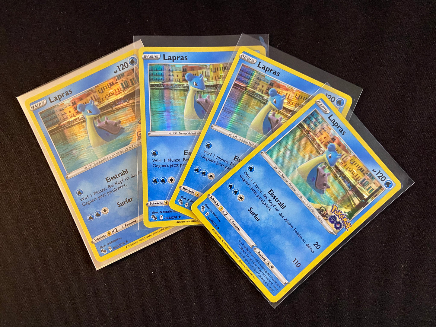Pokemon GO Lapras 023/078 Deutsch HOLO Boosterfrisch Selten Near Mint