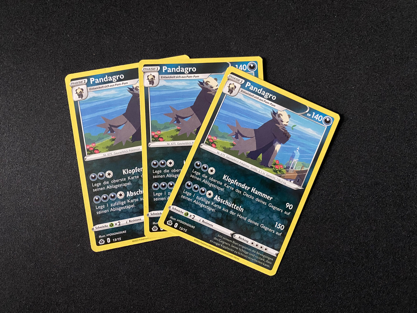 Pokemon McDonalds 2022 Pandagro 13/15 - Deutsch - Boosterfrisch - NM