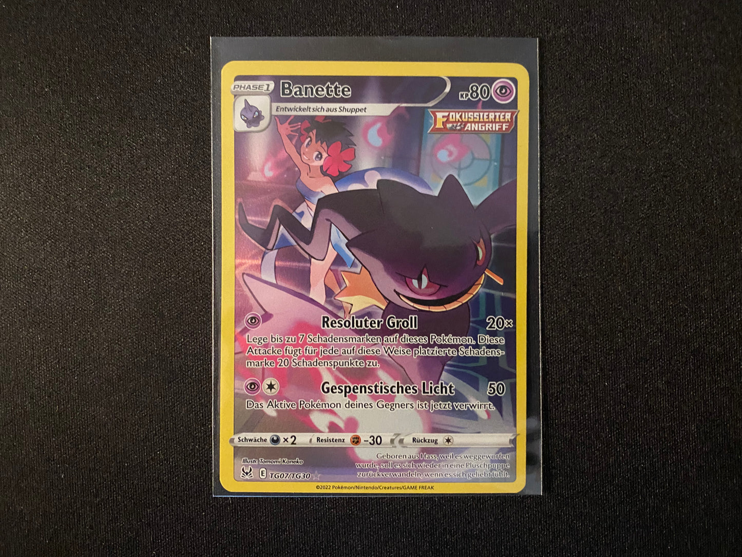 Pokemon Verlorener Ursprung SWSH11 - Banette TG07/TG30 - NM