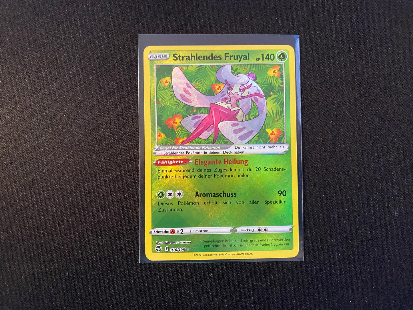 Pokemon Silberne Sturmwinde SWSH12 - Strahlendes Fruyal 016/195 - NM