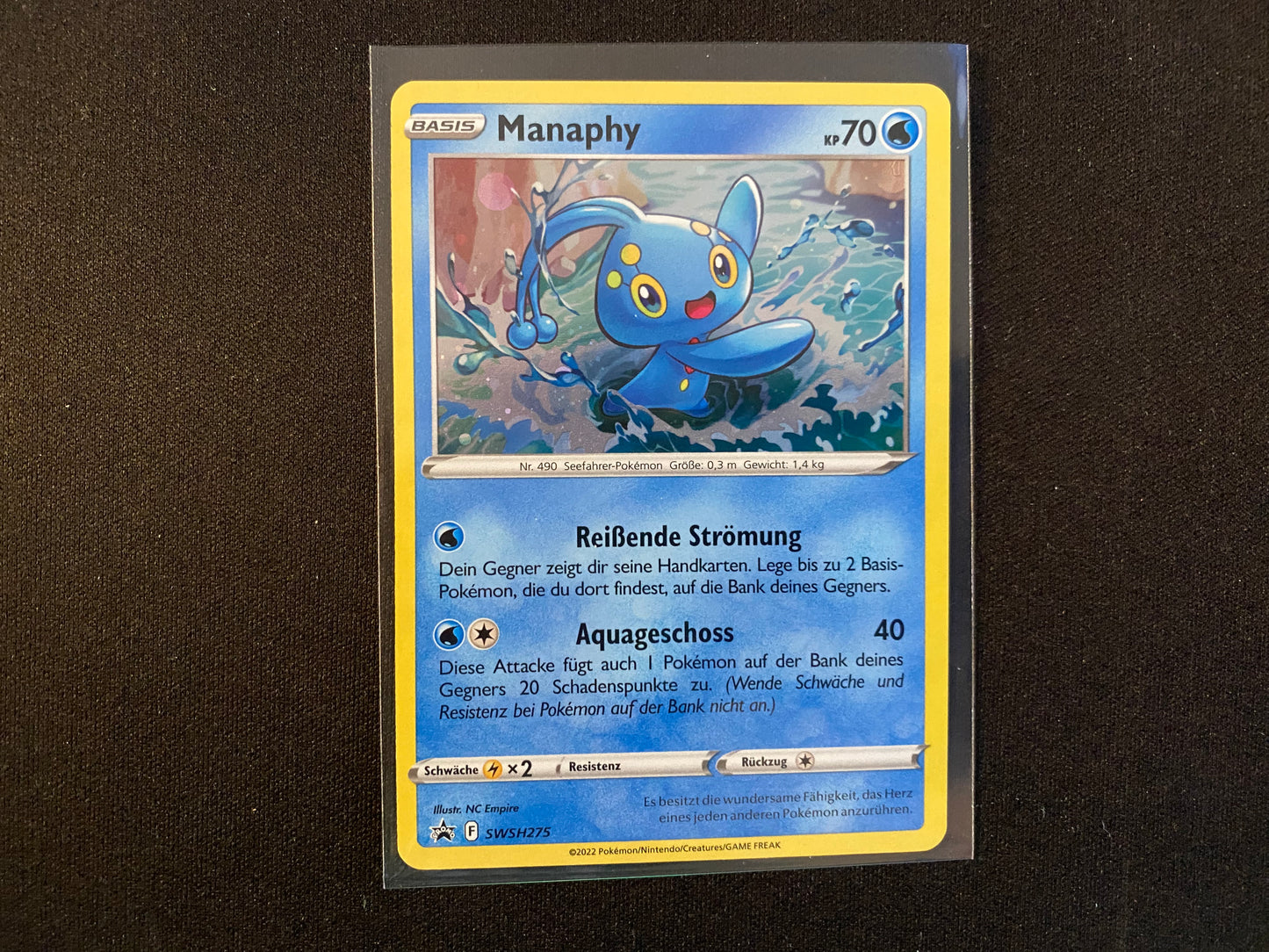 Pokemon Silberne Sturmwinde SWSH12 - Manaphy SWSH275 - NM