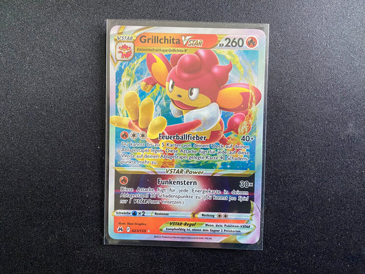 Pokemon Zenit der Könige SWSH12.5 - Grillchita VSTAR 013/159 - NM