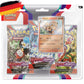 Pokémon KP01 Karmesin und Purpur - 3-Pack Blister Arkani