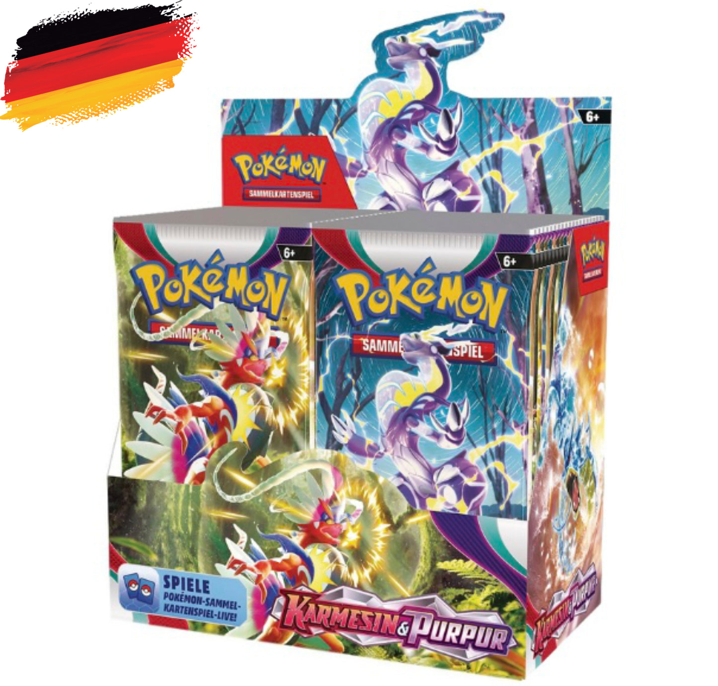 Pokémon KP01 Karmesin und Purpur - 36er Booster Display