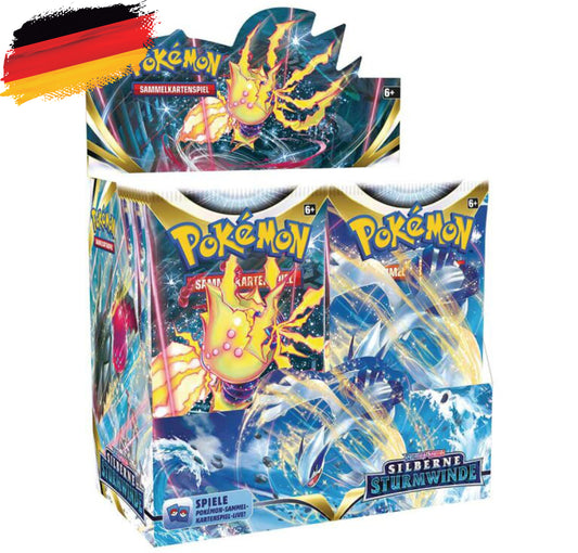 Pokémon SWSH12 Silberne Sturmwinde - 36er Booster Display