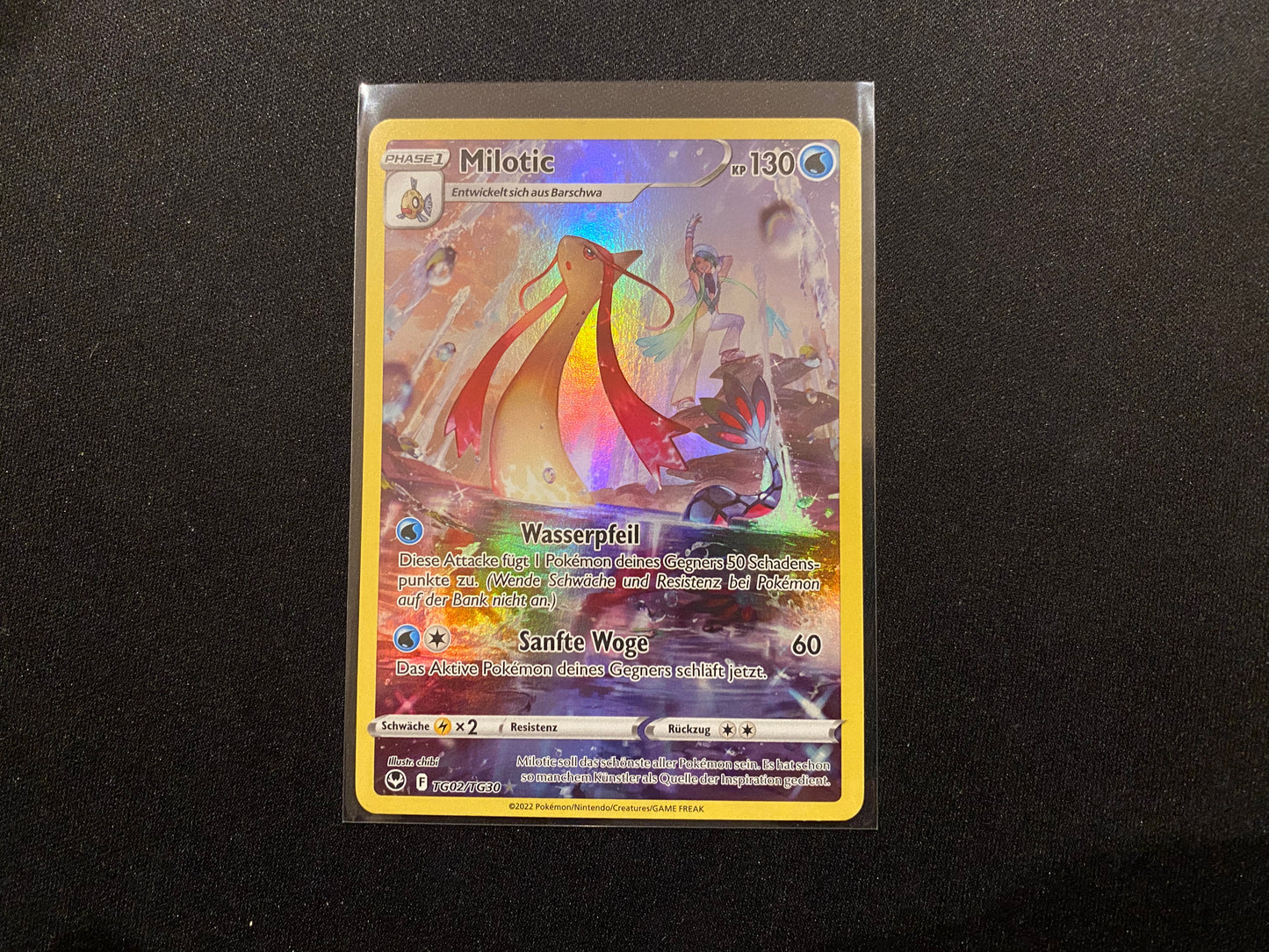 Pokemon Silberne Sturmwinde SWSH12 - Milotic TG02/TG30 - NM