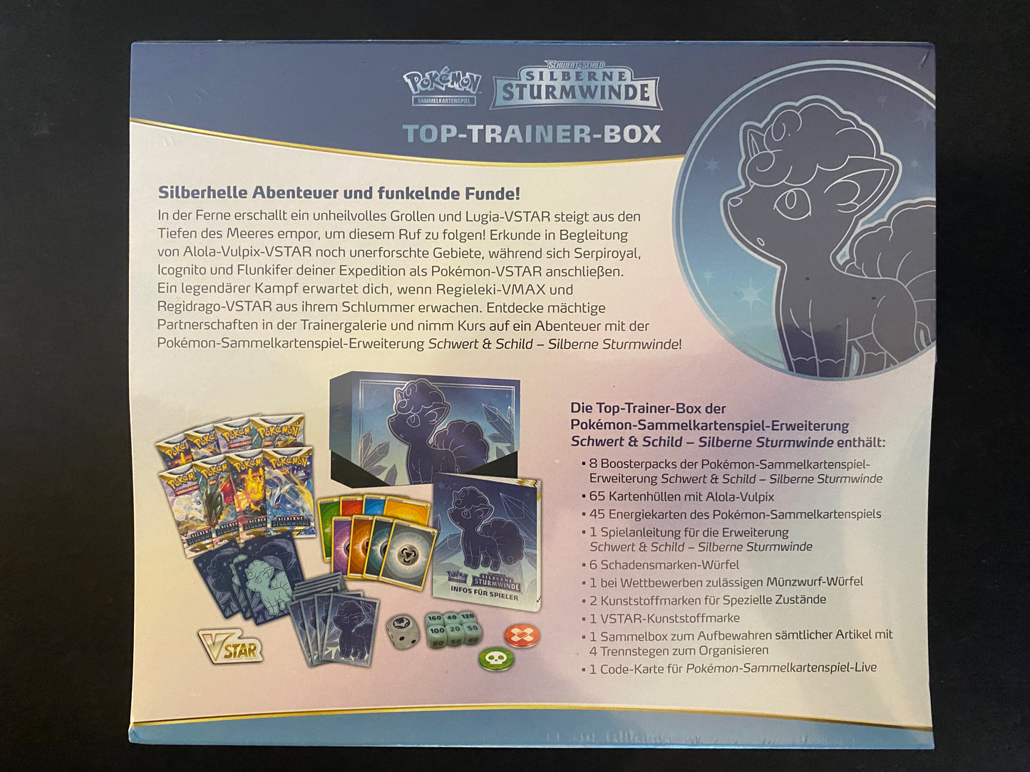 Pokémon SWSH12 Silberne Sturmwinde - Top Trainer Box